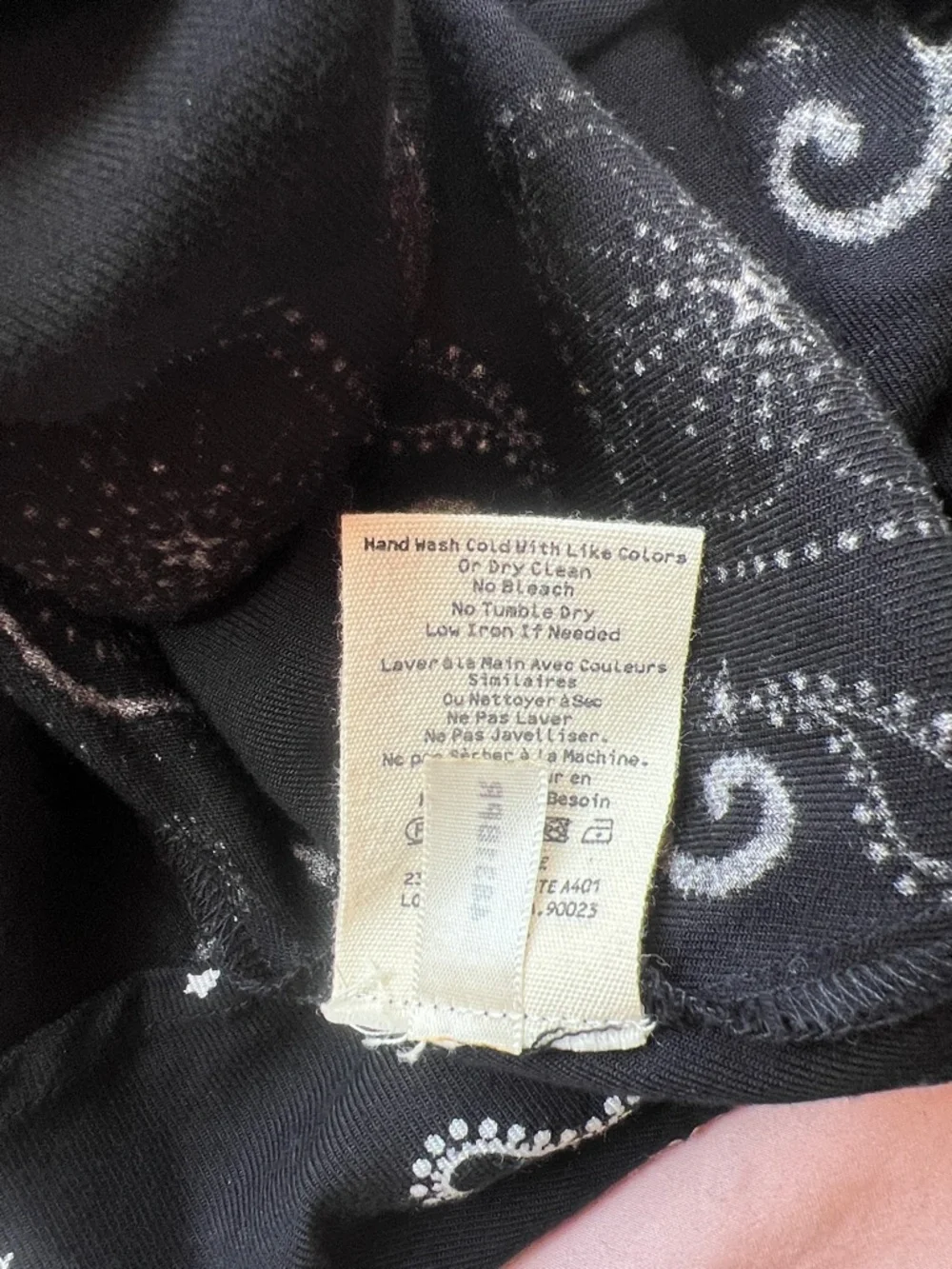 L’Agence Jaqueline Bandana Print Flannel Top Medium western - Picture 6 of 6